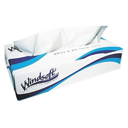 2 Ply Facial Tissues, 100/Box Sheets, 30 PK MPN:WIN 2360