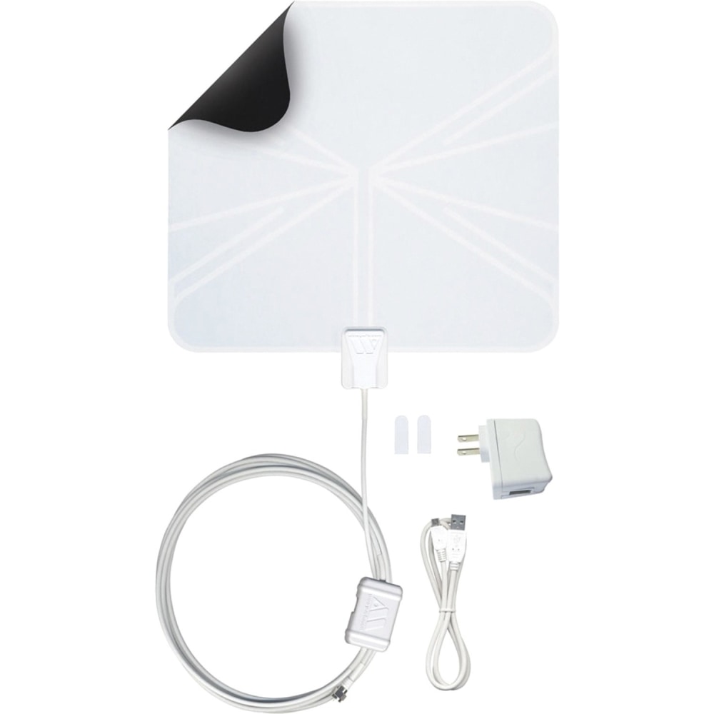 Winegard FlatWave Amped Indoor Amplified HDTV Antenna - Upto 50 Mile - Television - USBWall Mount - Omni-directional MPN:FL5500A