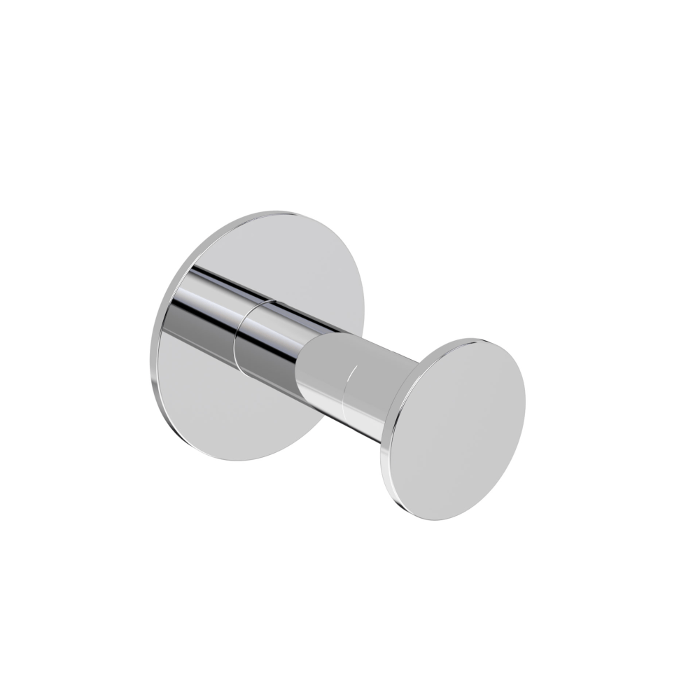 Wingits MODERN Elegance Robe Hook, Single Button, Silver, Total Qty 1 MPN:WMESBRHPS