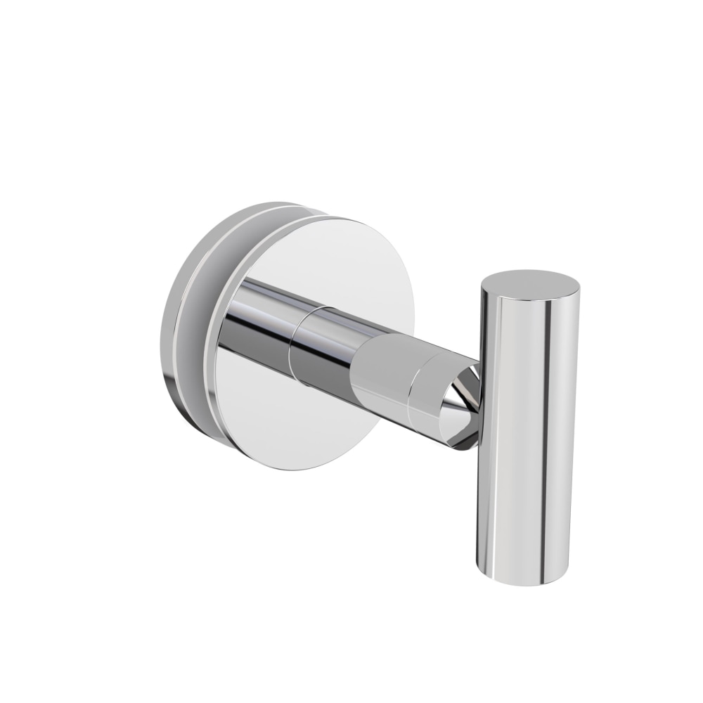 Wingits MODERN Elegance Robe Hook, Single, Glass Mount, Silver, Total Qty 1 MPN:WMESRHGMPS