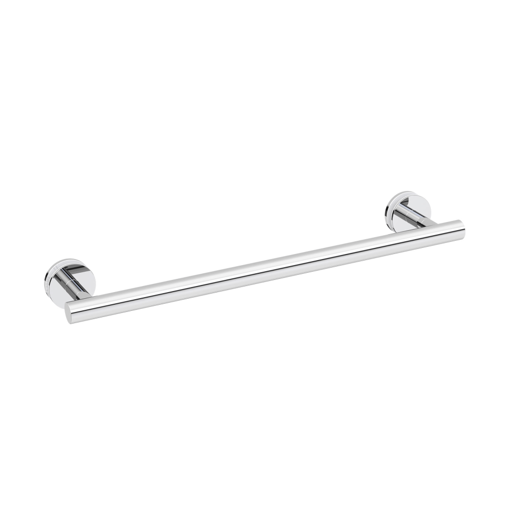 Wingits MODERN Elegance Towel Bar, Glass-Mounted, 18in, Silver, Total Qty 1 MPN:WMETBGMPS18