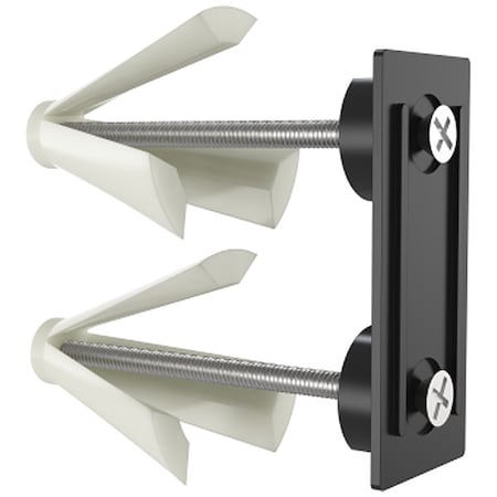 Wall Anchor, Drywall, Plaster, Plastic, 2 PK MPN:BAW30-2