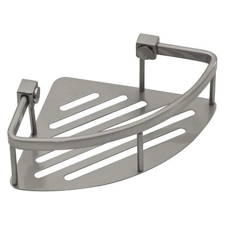 Corner Shower Basket, SS, Satin, 8 in W MPN:WCONCBSN8