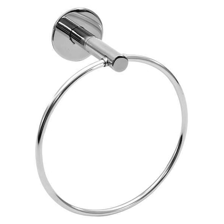 Towel Ring, SS, Polished Chrome, 5 7/8 in w MPN:WMETRINGPS