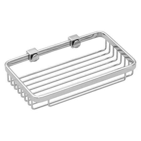 Shower Basket, 8 In W, SS, Polished MPN:WRBPS8