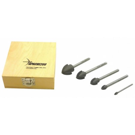 Apache 200 Drill Bit Kit 1/4