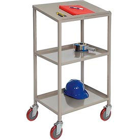 Winholt Mobile Open Base Shop Desk 2 Shelves 24