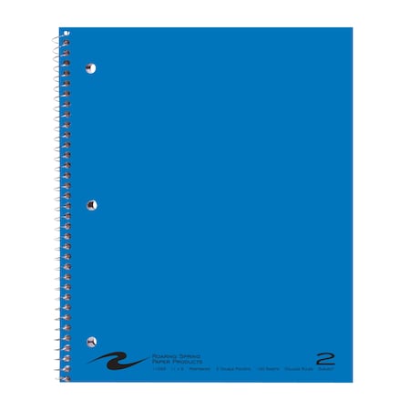 Case of 2 Subject Notebooks, 2 Pockets, 11