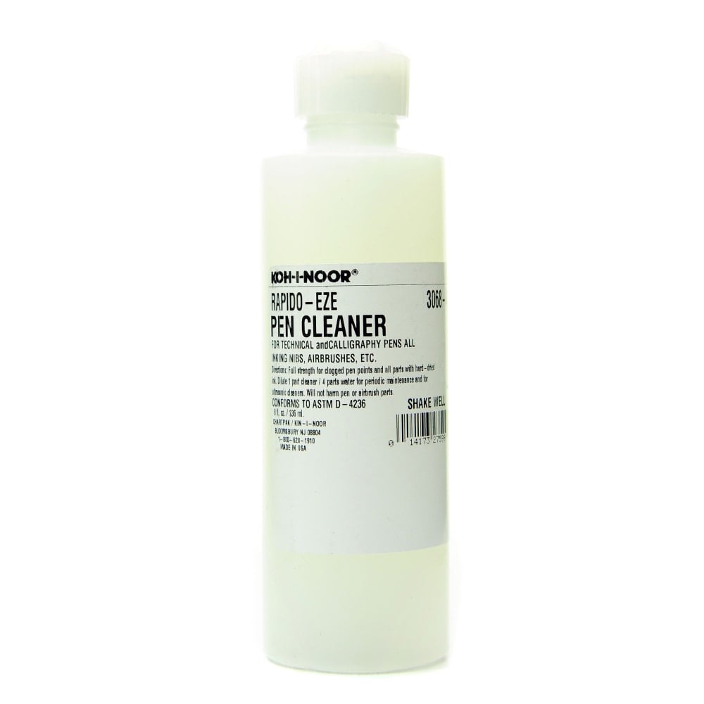 Koh-I-Noor Rapido-Eze Pen Cleaners, 8 Oz, Pack Of 2 Cleaners MPN:30684-2