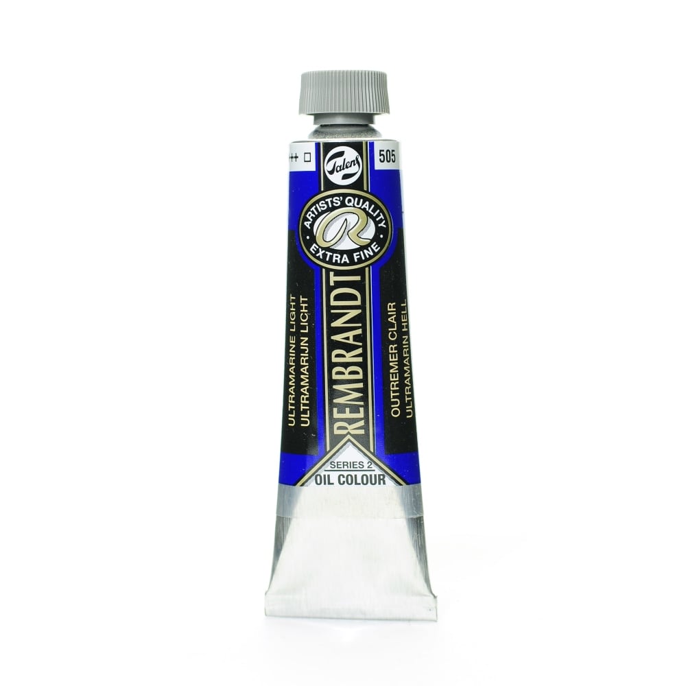 Rembrandt Artists Oil Colors, 40 mL, Ultramarine Light, 505, Pack Of 2 MPN:100514685-2