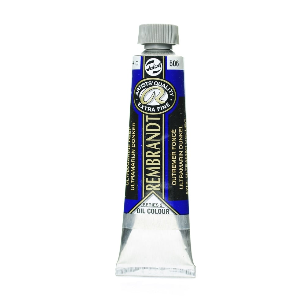 Rembrandt Artists Oil Colors, 40 mL, Ultramarine Deep, 506, Pack Of 2 MPN:100514686-2