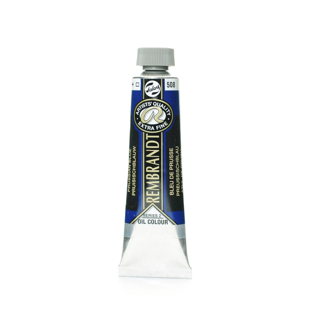 Rembrandt Artists Oil Colors, 40 mL, Prussian Blue, 508, Pack Of 2 MPN:100514688-2