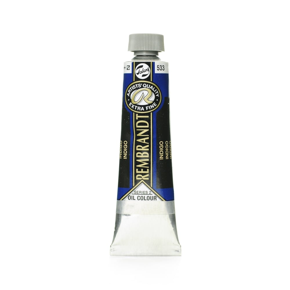 Rembrandt Artists Oil Colors, 40 mL, Indigo, 533, Pack Of 2 MPN:100514695-2
