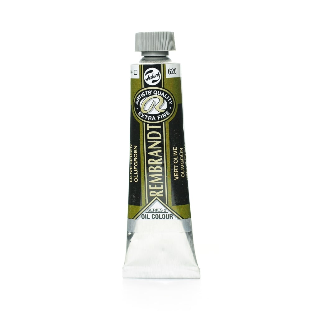 Rembrandt Artists Oil Colors, 40 mL, Olive Green, 620, Pack Of 2 MPN:100514713-2