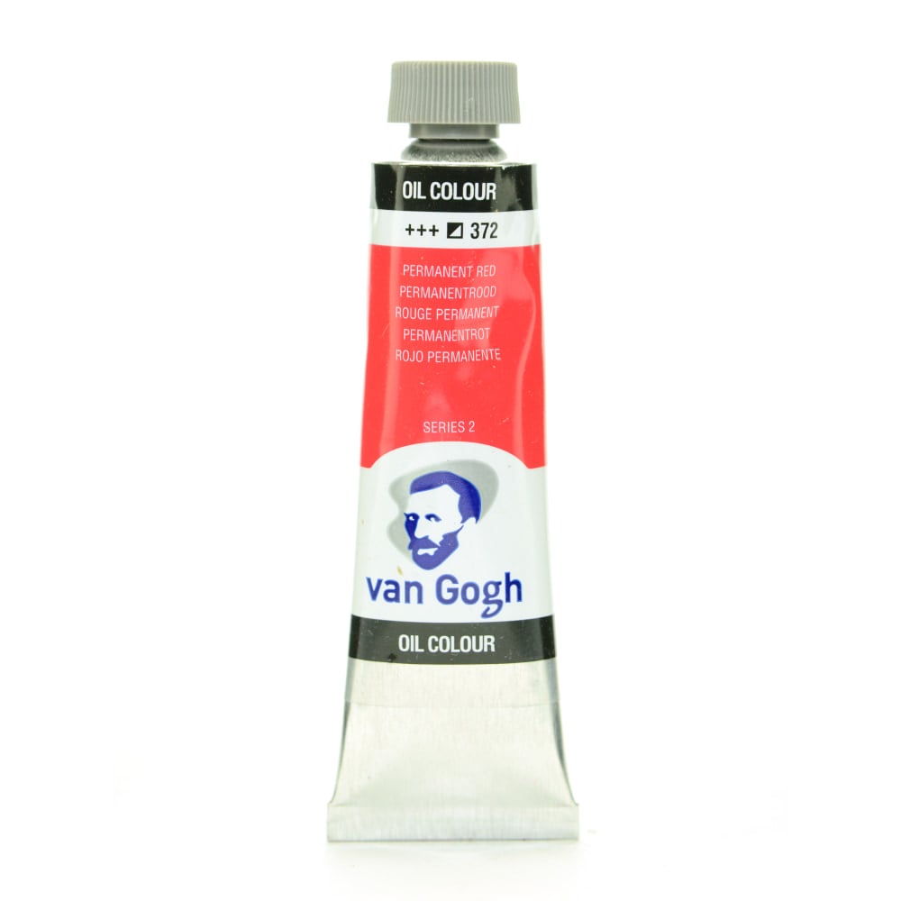 Van Gogh Oil Colors, 1.35 oz, Permanent Red, Pack Of 2 MPN:100514808-2
