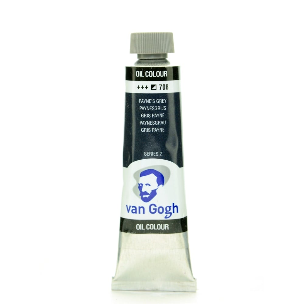 Van Gogh Oil Colors, 1.35 oz, Paynes Gray, Pack Of 2 MPN:100514842-2