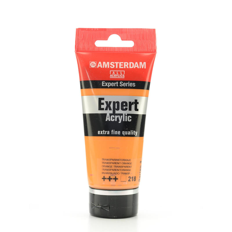 Amsterdam Expert Acrylic Paint Tubes, 75 mL, Transparent Orange, Pack Of 2 MPN:100515318-2