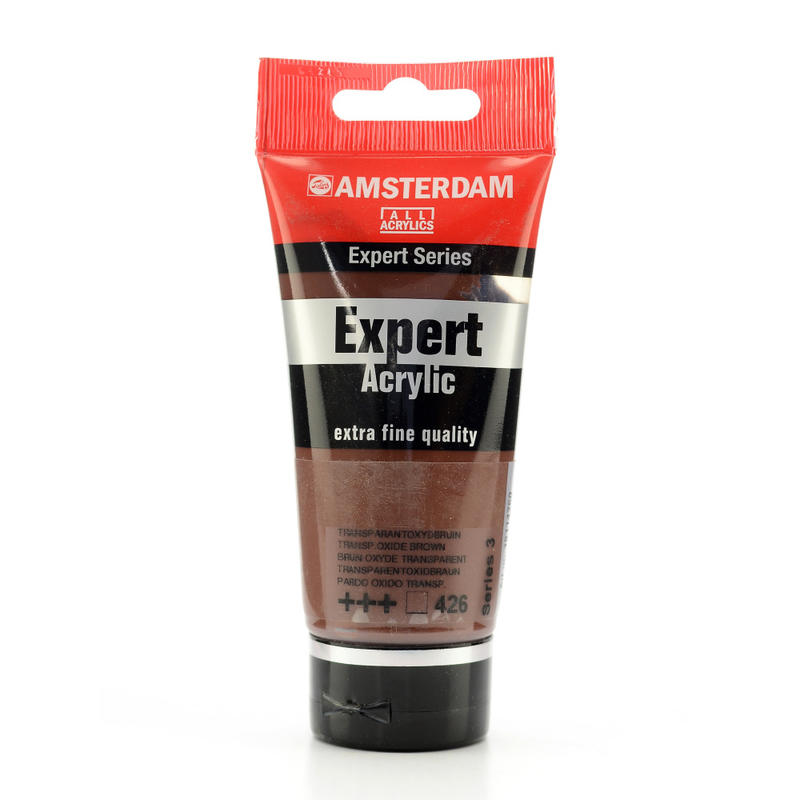 Amsterdam Expert Acrylic Paint Tubes, 75 mL, Transparent Oxide Brown, Pack Of 2 MPN:100515351-2