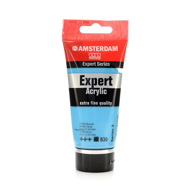 Amsterdam Expert Acrylic Paint Tubes, 75 mL, Sevres Blue, Pack Of 2 MPN:100515360-2