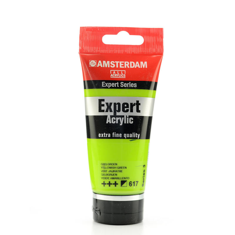 Amsterdam Expert Acrylic Paint Tubes, 75 mL, Yellowish Green, Pack Of 2 MPN:100515371-2