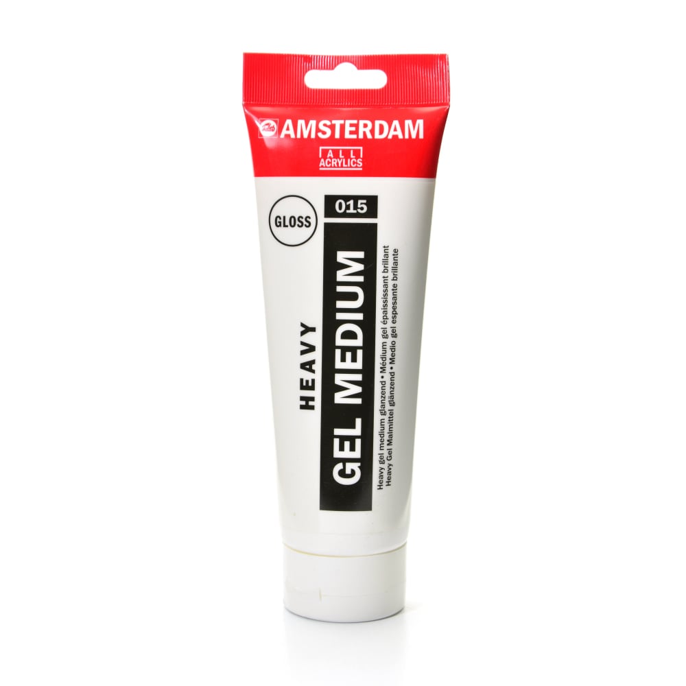 Amsterdam Acrylic Mediums, Heavy Gel, Glossy, 8.45 oz (250 mL), Pack Of 2 MPN:100515644-2