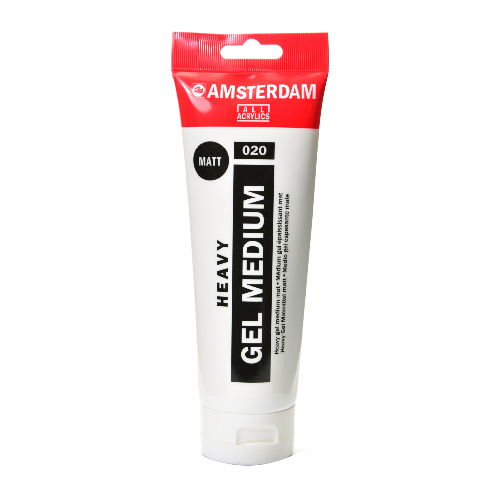Amsterdam Acrylic Mediums, Heavy Gel, Matte, 8.45 oz (250 mL), Pack Of 2 MPN:100515645-2