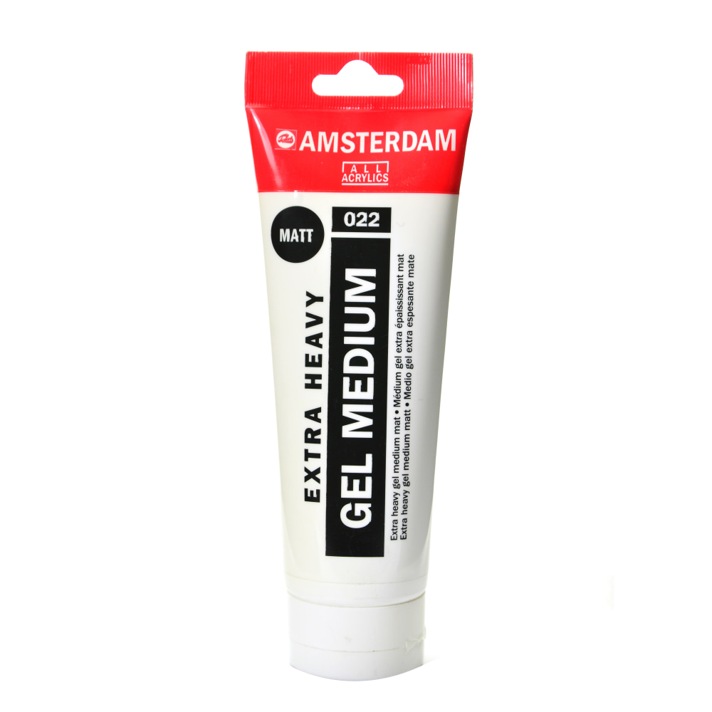 Amsterdam Acrylic Mediums, Extra-Heavy Gel, Matte, 8.45 oz (250 mL), Pack Of 2 MPN:100515647-2