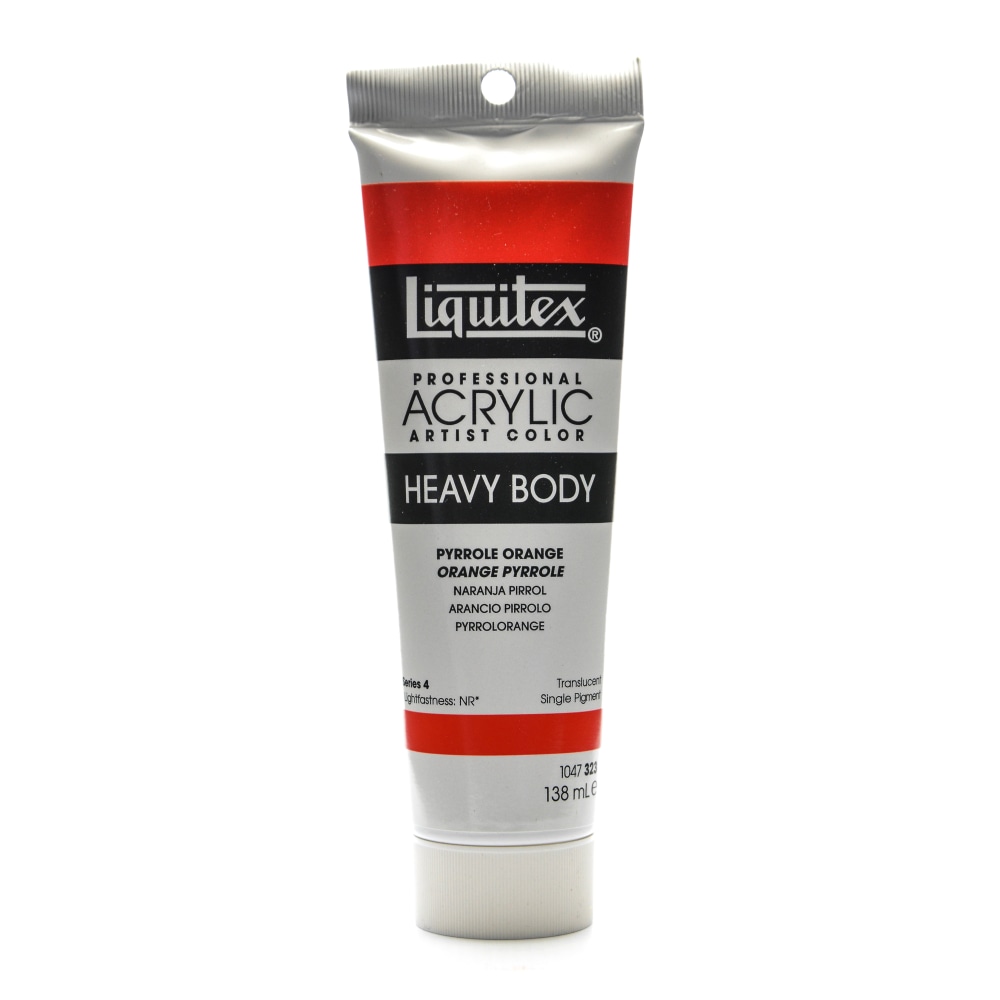 Liquitex Heavy Body Professional Artist Acrylic Colors, 2 Oz, Pyrrole Orange, Pack Of 2 MPN:1045323-2