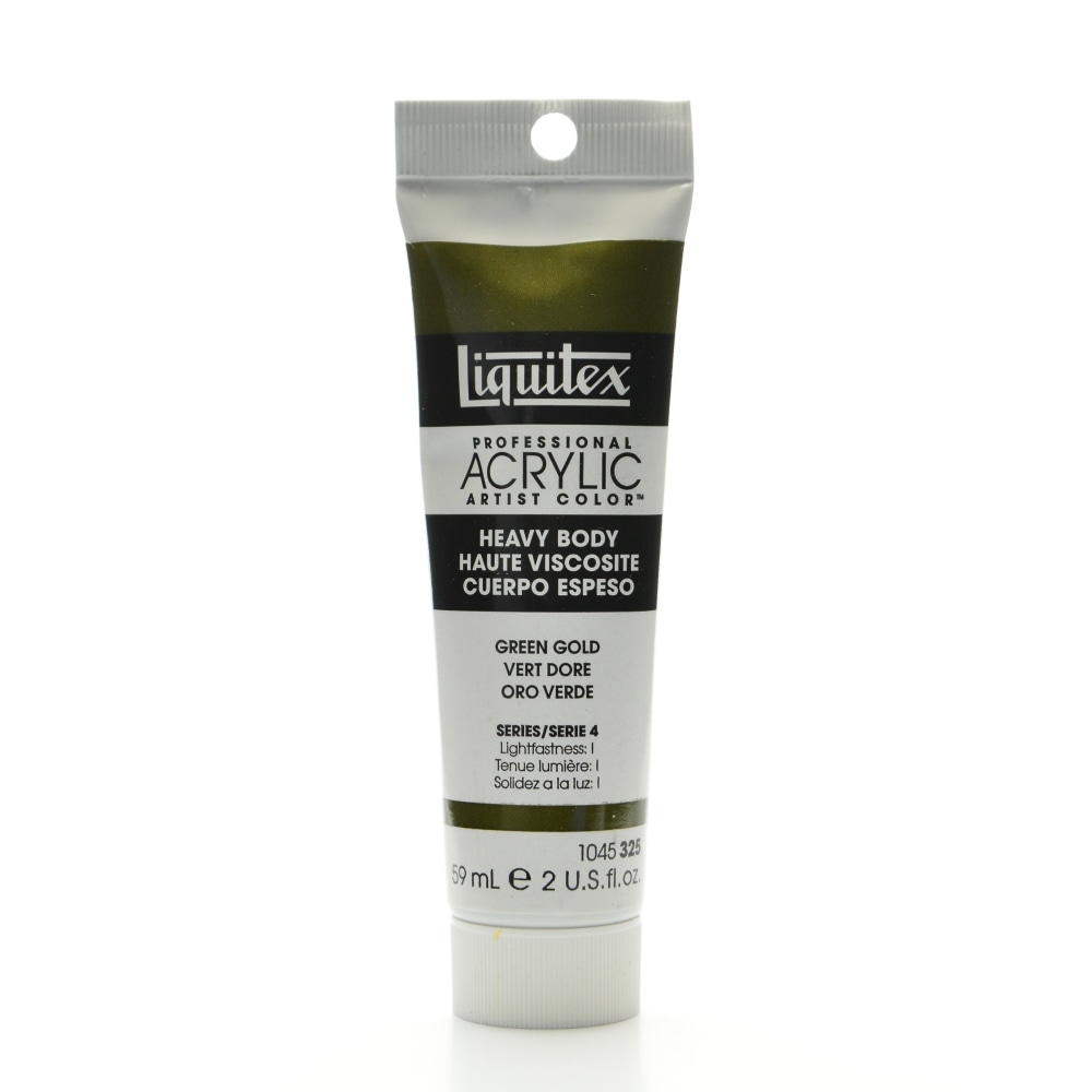 Liquitex Heavy Body Professional Artist Acrylic Colors, 2 Oz, Green Gold, Pack Of 2 MPN:1045325-2