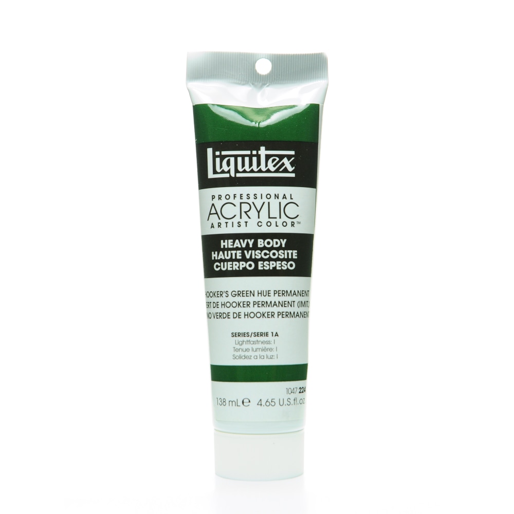 Liquitex Heavy Body Professional Artist Acrylic Colors, 4.65 Oz, Hookers Green Hue Permanent, Pack Of 2 MPN:1047224-2