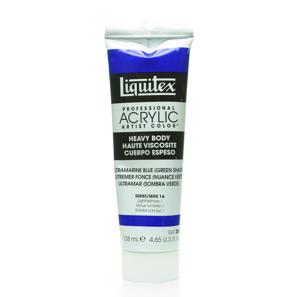 Liquitex Heavy Body Professional Artist Acrylic Colors, 4.65 Oz, Ultramarine Blue (Green Shade), Pack Of 2 MPN:1047380-2