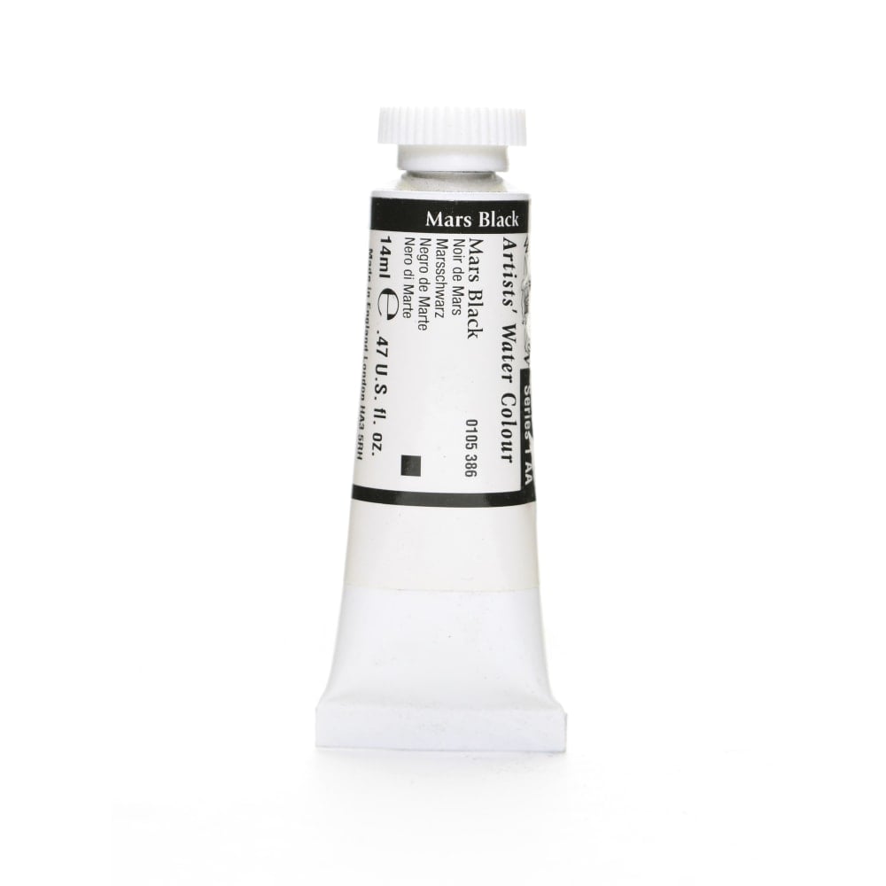 Winsor & Newton Professional Watercolors, 14 mL, Mars Black, 386 MPN:0105386