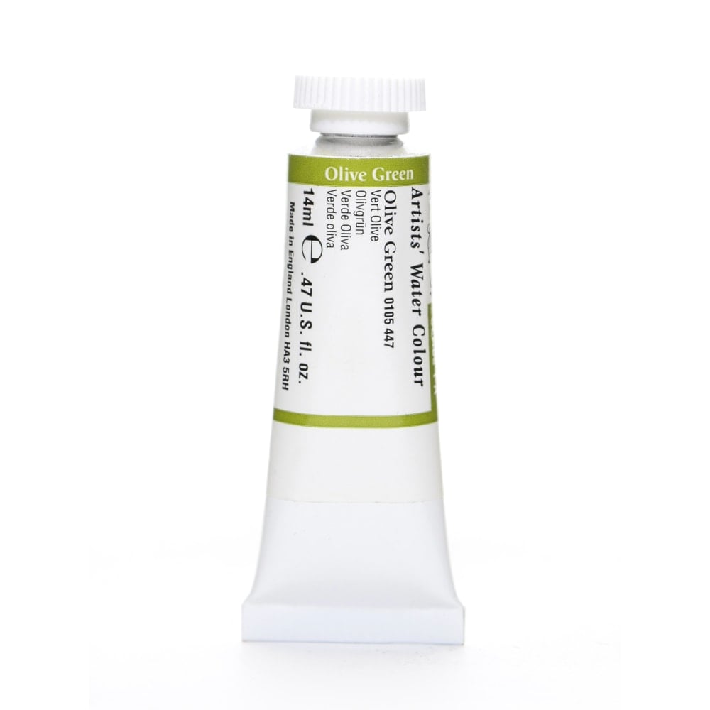 Winsor & Newton Professional Watercolors, 14 mL, Olive Green, 447 MPN:0105447