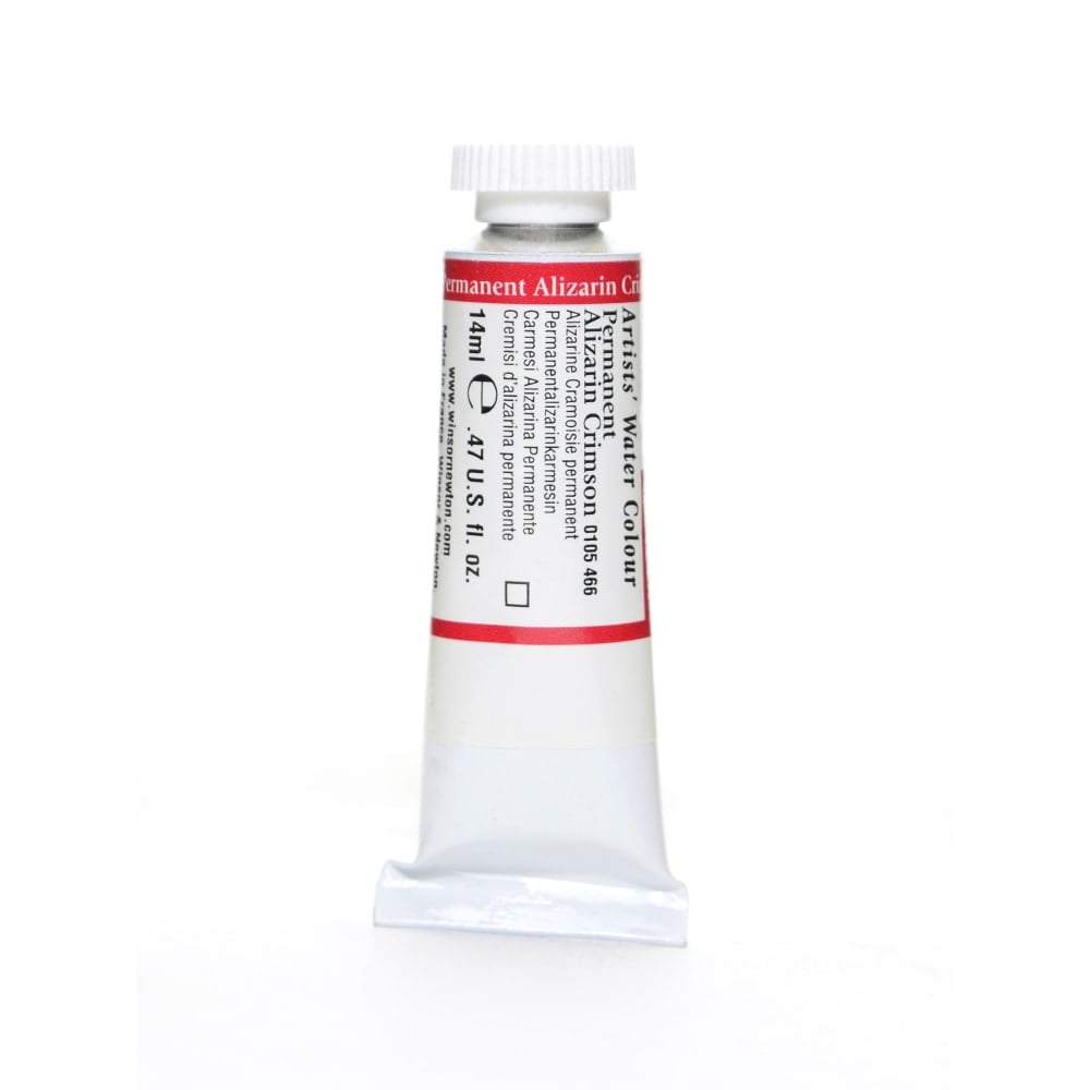 Winsor & Newton Professional Watercolors, 14 mL, Permanent Alizarin Crimson, 466 MPN:0105466