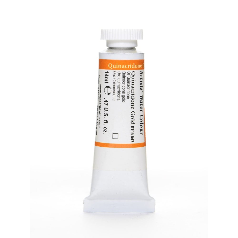 Winsor & Newton Professional Watercolors, 14 mL, Quinacridone Gold, 547 MPN:0105547
