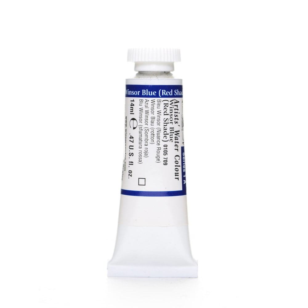Winsor & Newton Professional Watercolors, 14 mL, Winsor Blue Red Shade, 709 MPN:0105709