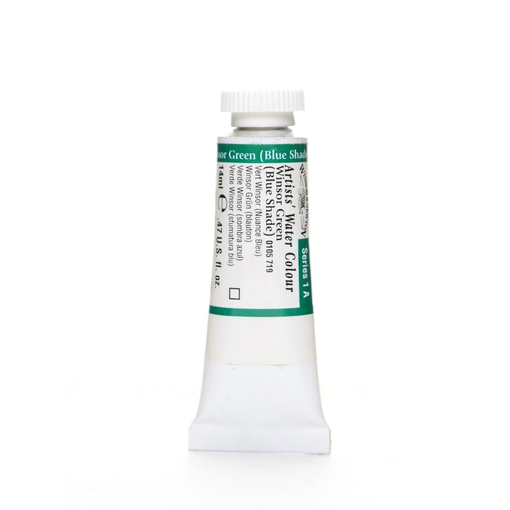 Winsor & Newton Professional Watercolors, 14 mL, Winsor Green Blue Shade, 719 MPN:0105719