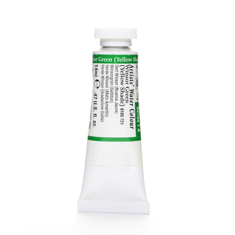 Winsor & Newton Professional Watercolors, 14 mL, Winsor Green Yellow Shade, 721 MPN:0105721
