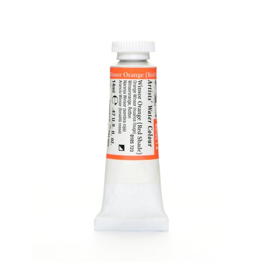 Winsor & Newton Professional Watercolors, 14 mL, Winsor Orange Red Shade, 723 MPN:0105723