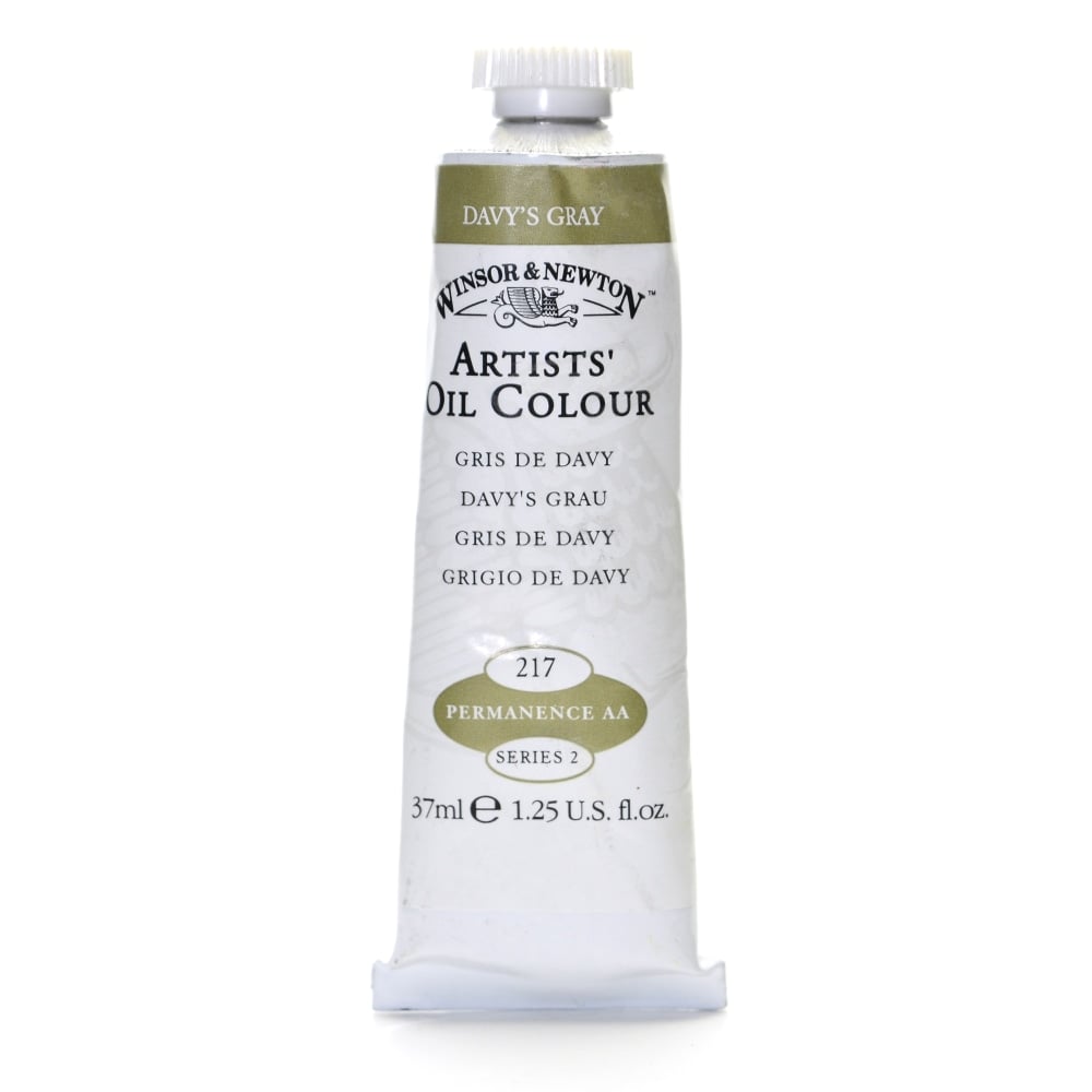 Winsor & Newton Artists Oil Colors, 37 mL, Davys Gray, 217 MPN:1214217