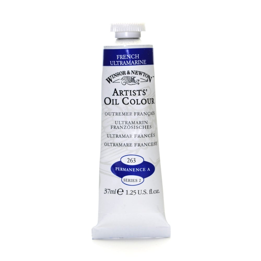 Winsor & Newton Artists Oil Colors, 37 mL, French Ultramarine, 263 MPN:1214263