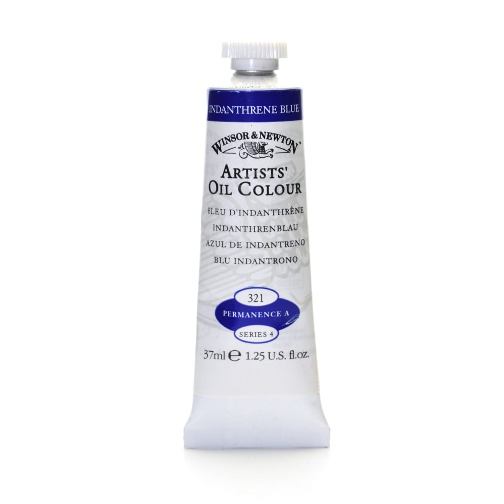 Winsor & Newton Artists Oil Colors, 37 mL, Indanthrene Blue, 321 MPN:1214321