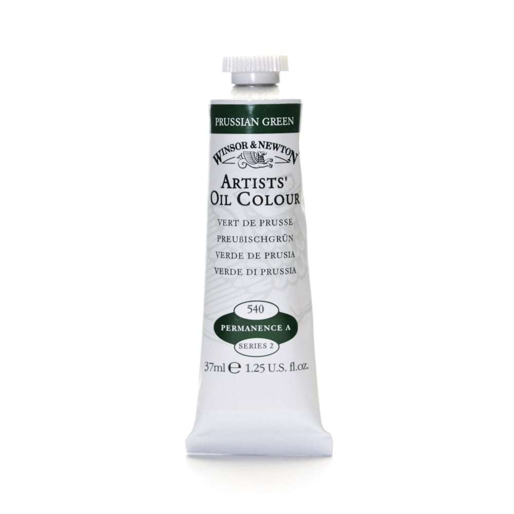 Winsor & Newton Artists Oil Colors, 37 mL, Prussian Green, 540 MPN:1214540