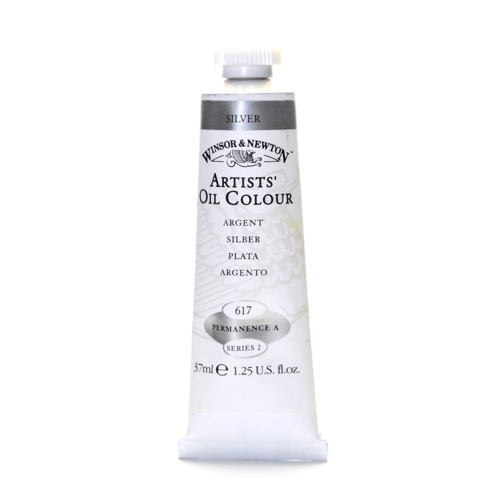 Winsor & Newton Artists Oil Colors, 37 mL, Silver, 617 MPN:1214617