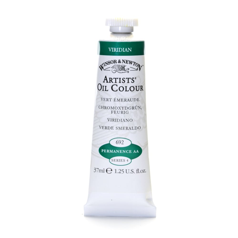 Winsor & Newton Artists Oil Colors, 37 mL, Viridian, 692 MPN:1214692