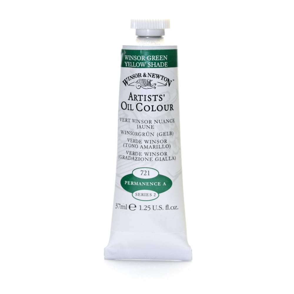 Winsor & Newton Artists Oil Colors, 37 mL, Winsor Green (Yellow Shade), 721 MPN:1214721