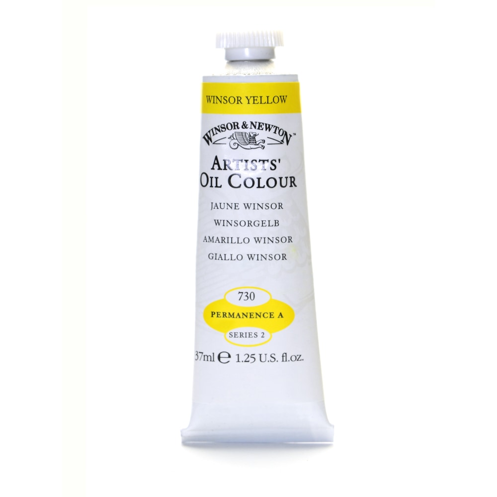 Winsor & Newton Artists Oil Colors, 37 mL, Winsor Yellow, 730 MPN:1214730
