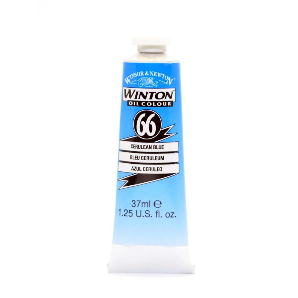 Winsor & Newton Winton Oil Colors, 37 mL, Cerulean Blue, Pack Of 2 MPN:1414137-2