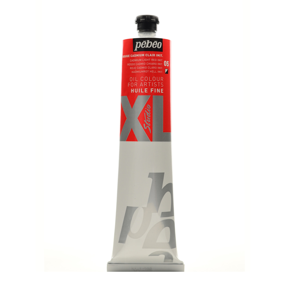 Pebeo Studio XL Oil Paint, 6.76 oz (200mL), Cadmium Light Red Hue, Pack Of 2 MPN:200005-2