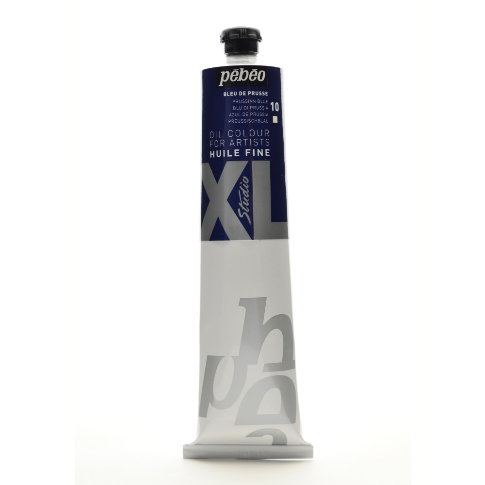Pebeo Studio XL Oil Paint, 6.76 oz (200mL), Prussian Blue, Pack Of 2 MPN:200010-2
